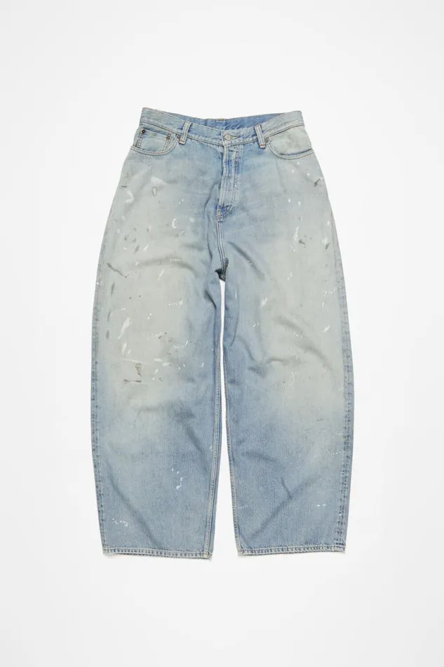 Acne Studios Super Baggy Fit Jeans 8211 2023M Light Blue Men Jeans Acne Studios Super Baggy Fit Jeans 8211 2023M Light Blue Men Jeans