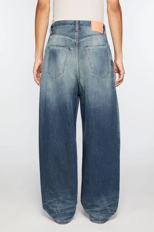 Acne Studios Super Baggy Jeans 8211 2023M Mid Blue Men Jeans