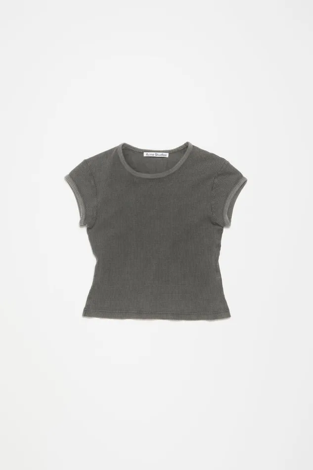 Acne Studios Tshirt 8211 Fitted Unisex Fit Faded Grey Women Tshirts Acne Studios Tshirt 8211 Fitted Unisex Fit Faded Grey Women Tshirts