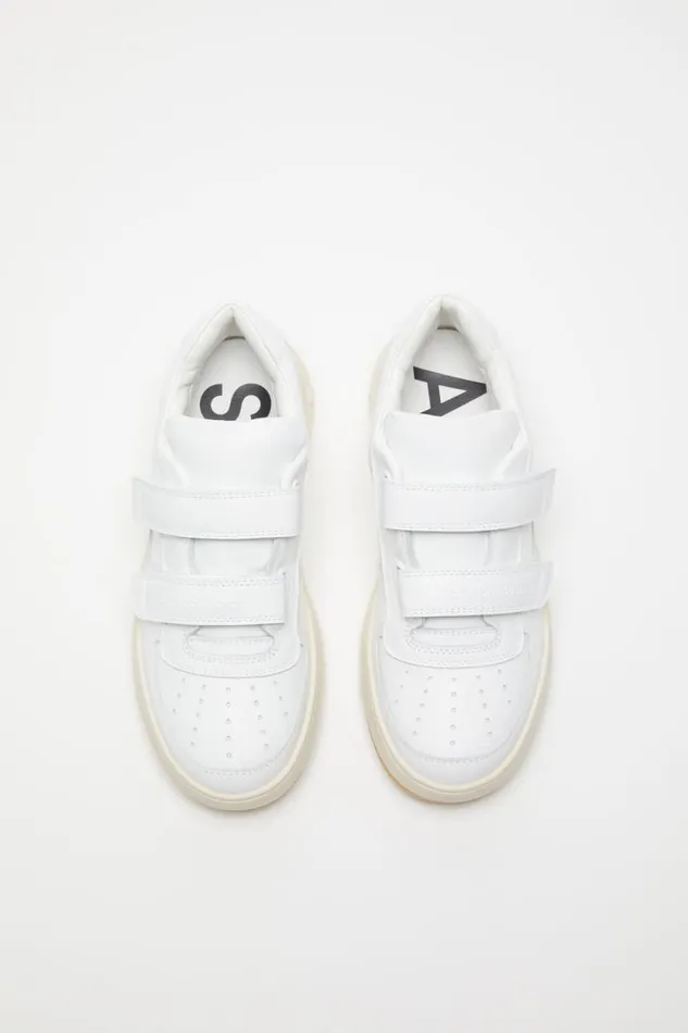 Acne Studios Velcro Strap Sneakers Optic Whiteecru Men Face Collection Acne Studios Velcro Strap Sneakers Optic Whiteecru Men Face Collection