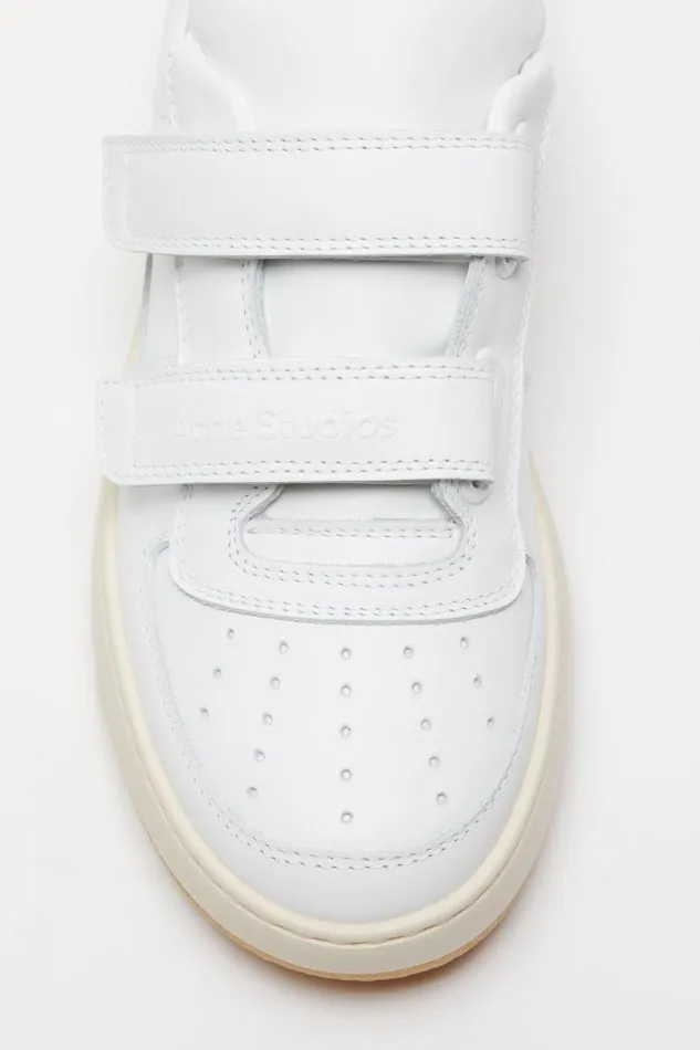 Acne Studios Velcro Strap Sneakers Optic Whiteecru Men Face Collection Acne Studios Velcro Strap Sneakers Optic Whiteecru Men Face Collection