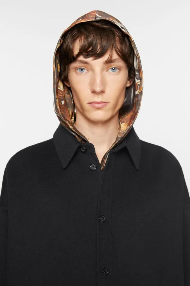 Acne Studios Wool Jacket Black Men Outerwear Acne Studios Wool Jacket Black Men Outerwear