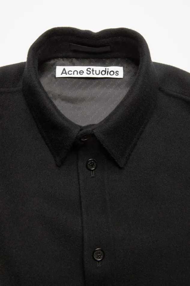 Acne Studios Wool Jacket Black Men Outerwear Acne Studios Wool Jacket Black Men Outerwear