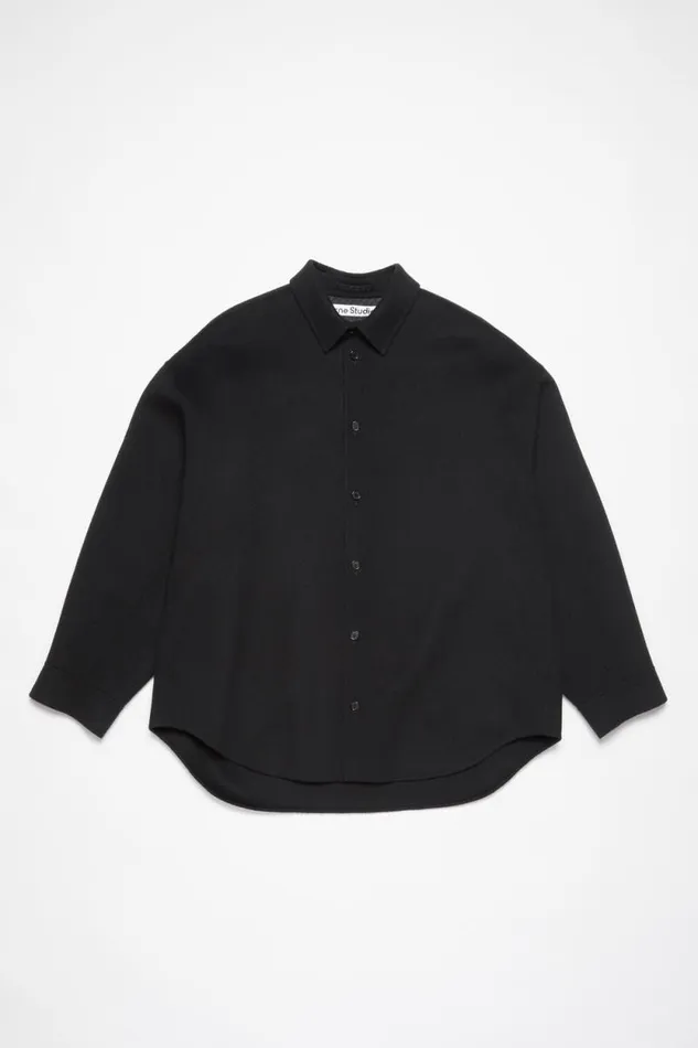 Acne Studios Wool Jacket Black Men Outerwear Acne Studios Wool Jacket Black Men Outerwear