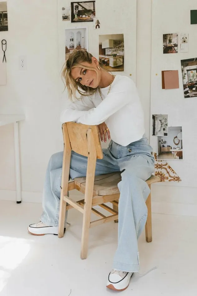 Adalynn Pants In Light Wash Light Wash Women Bohme Pants