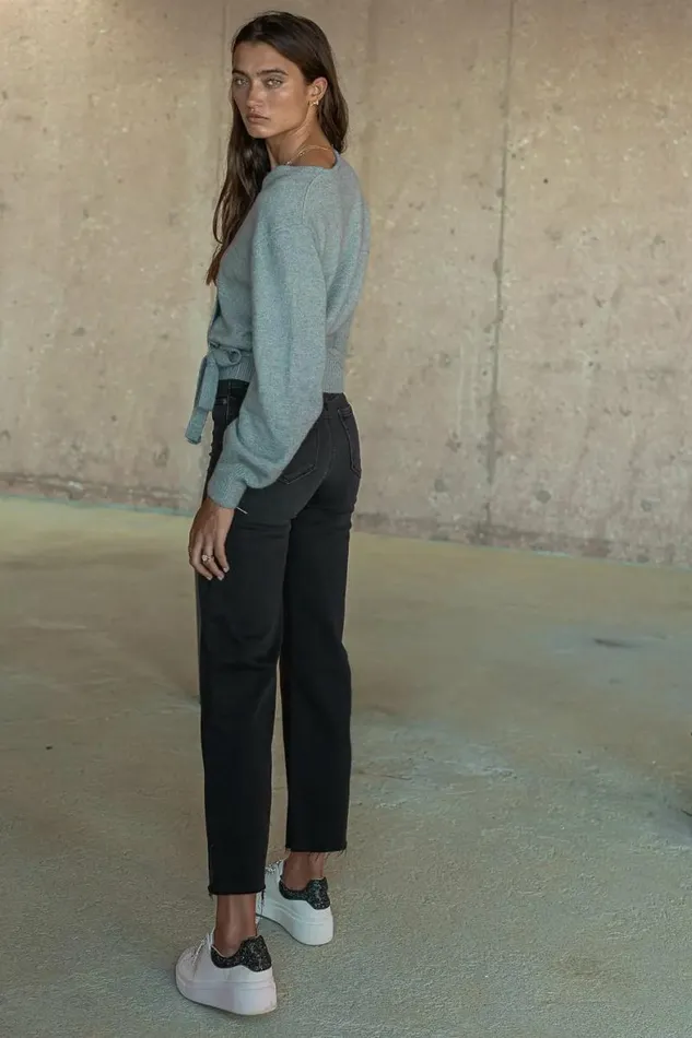 Addie Wrap Cardigan In Sage Sage Women Bohme Tops