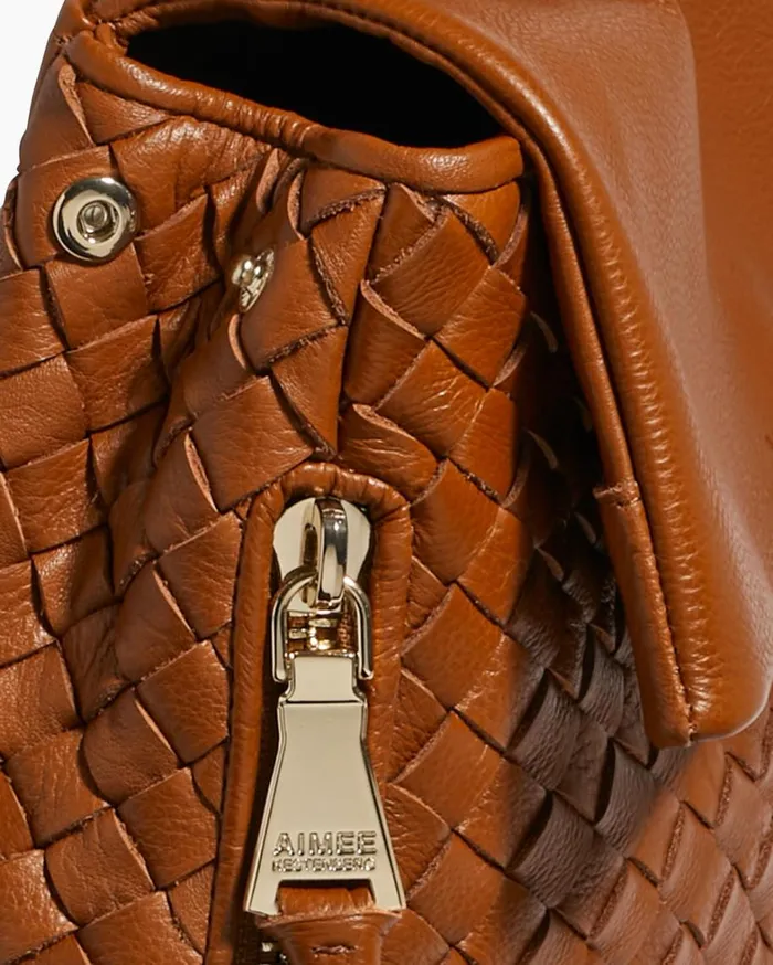 Aimee Kestenberg Backpacks Women Bali Backpack Cinnamon Woven