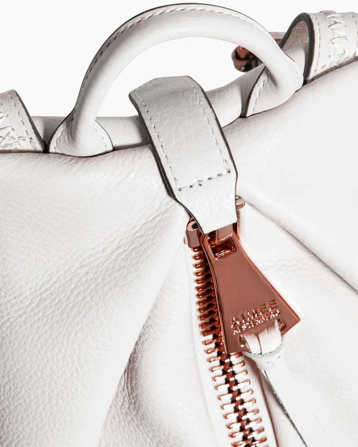 Aimee Kestenberg Backpacks Women Tamitha Mini Backpack Vanilla Ice With Chocolate Rose Gold