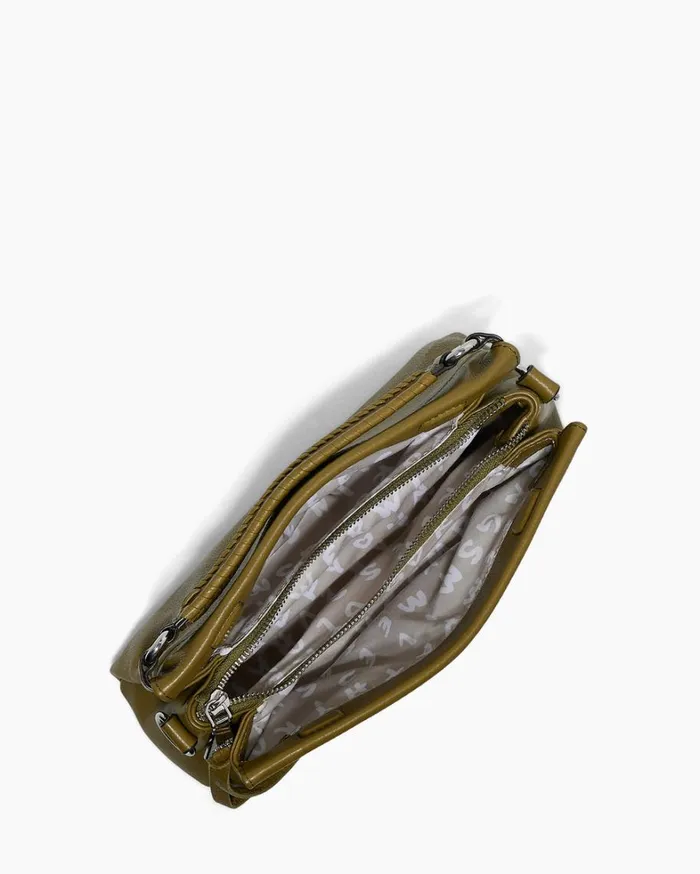 Aimee Kestenberg Clutches Women All For Love Convertible Crossbody Clutch Soft Olive