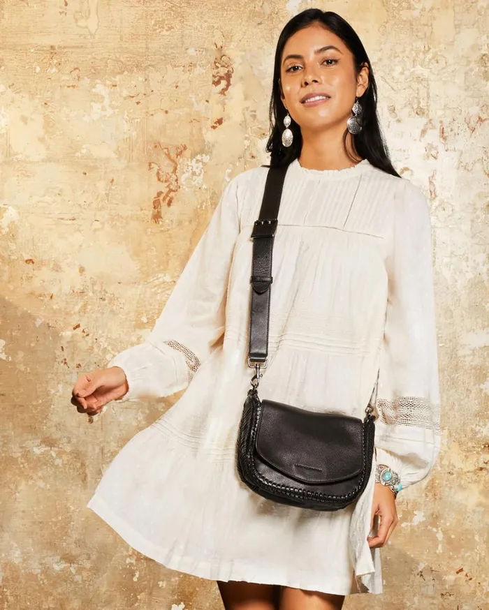 Aimee Kestenberg Crossbody Bags Women All For Love Saddle Crossbody Black