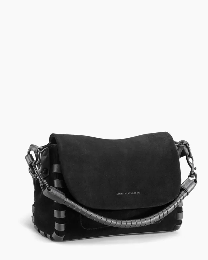 Aimee Kestenberg Crossbody Bags Women Zen Convertible Crossbody Black Suede