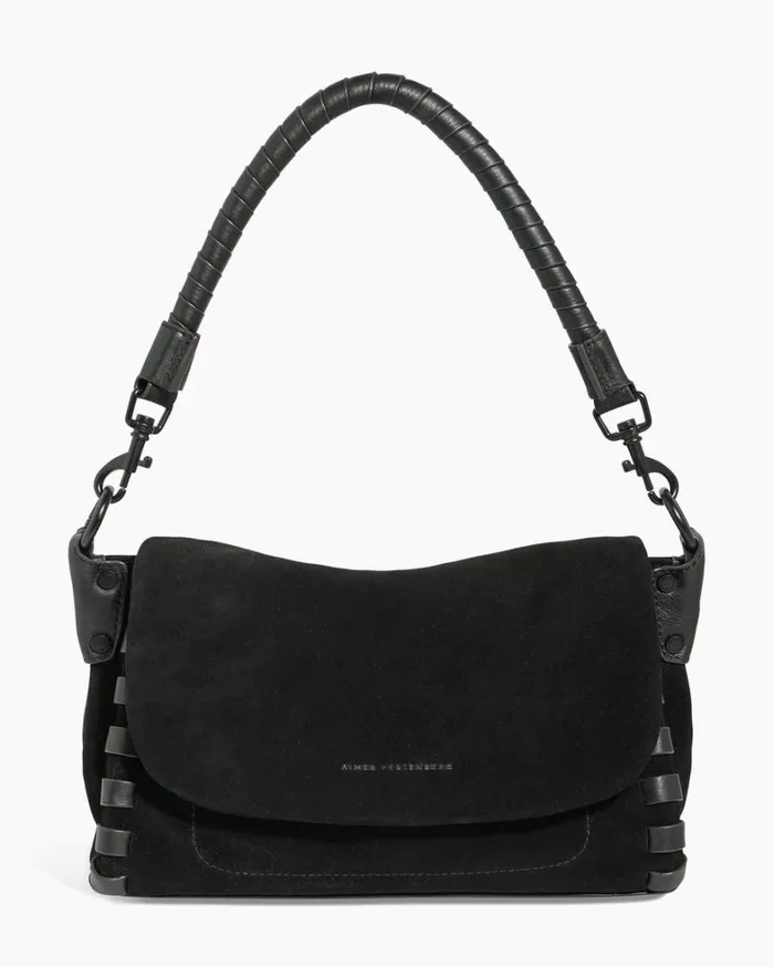 Aimee Kestenberg Crossbody Bags Women Zen Convertible Crossbody Black Suede