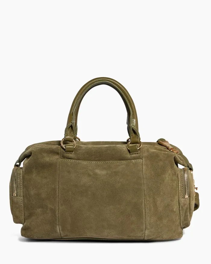 Aimee Kestenberg Satchels Women Away We Go Satchel Kelp Suede