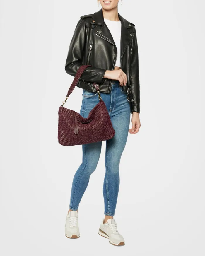 Aimee Kestenberg Shoulder Bags Women Woven All For Love Convertible Hobo True Plum