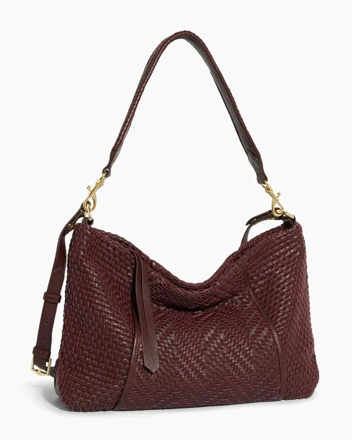 Aimee Kestenberg Shoulder Bags Women Woven All For Love Convertible Hobo True Plum
