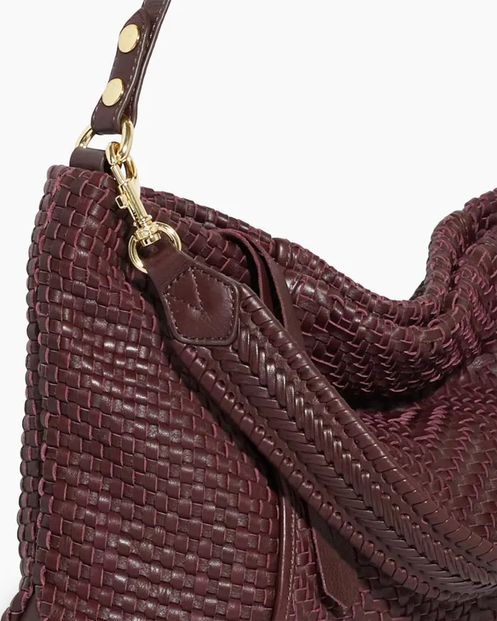 Aimee Kestenberg Shoulder Bags Women Woven All For Love Convertible Hobo True Plum