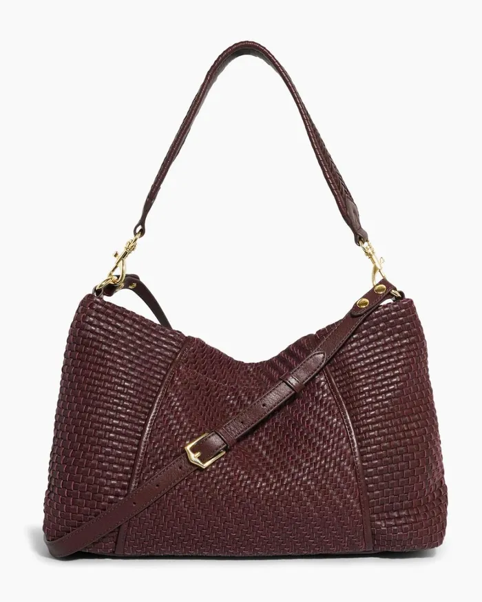 Aimee Kestenberg Shoulder Bags Women Woven All For Love Convertible Hobo True Plum