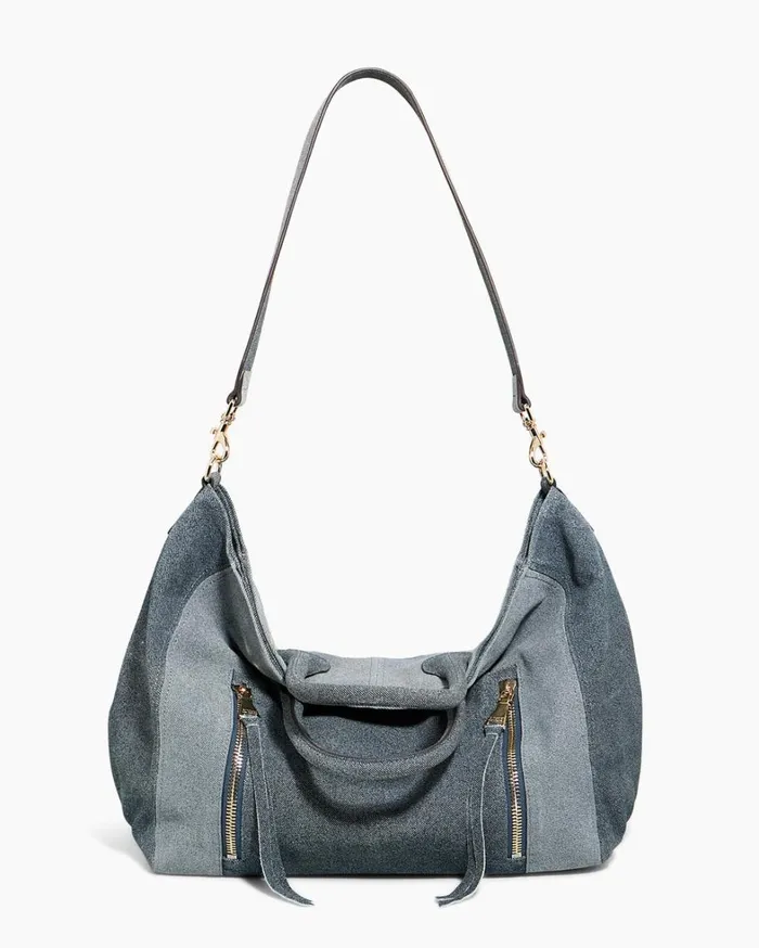 Aimee Kestenberg Tote Bags Women Let039s Ride Large Convertible Tote Denim Leather