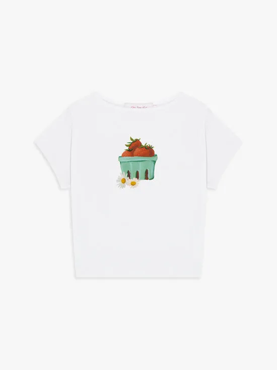 Alex Tee Picnic Strawberries Tops Lisa Says Gah Women