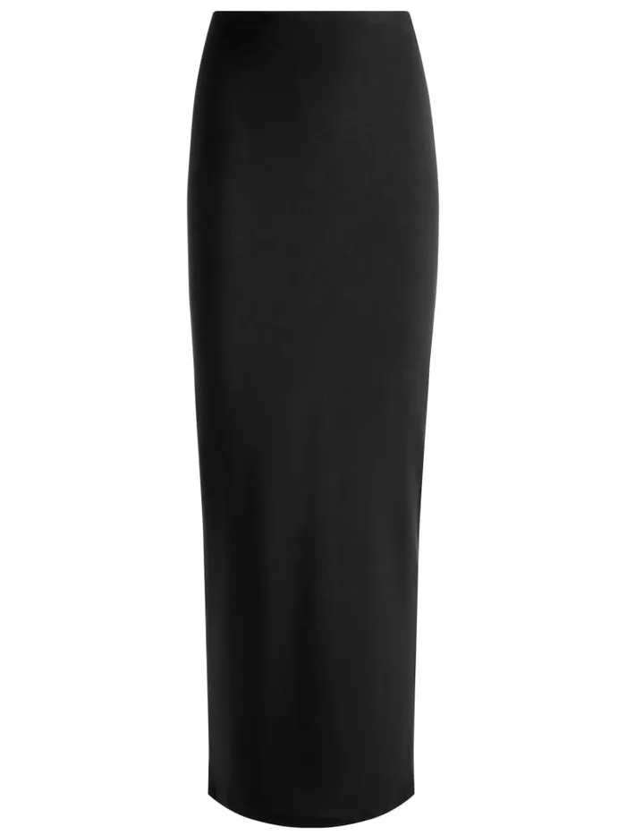 Alice Olivia AGATHA LONG PENCIL SKIRT Black Women Skirts