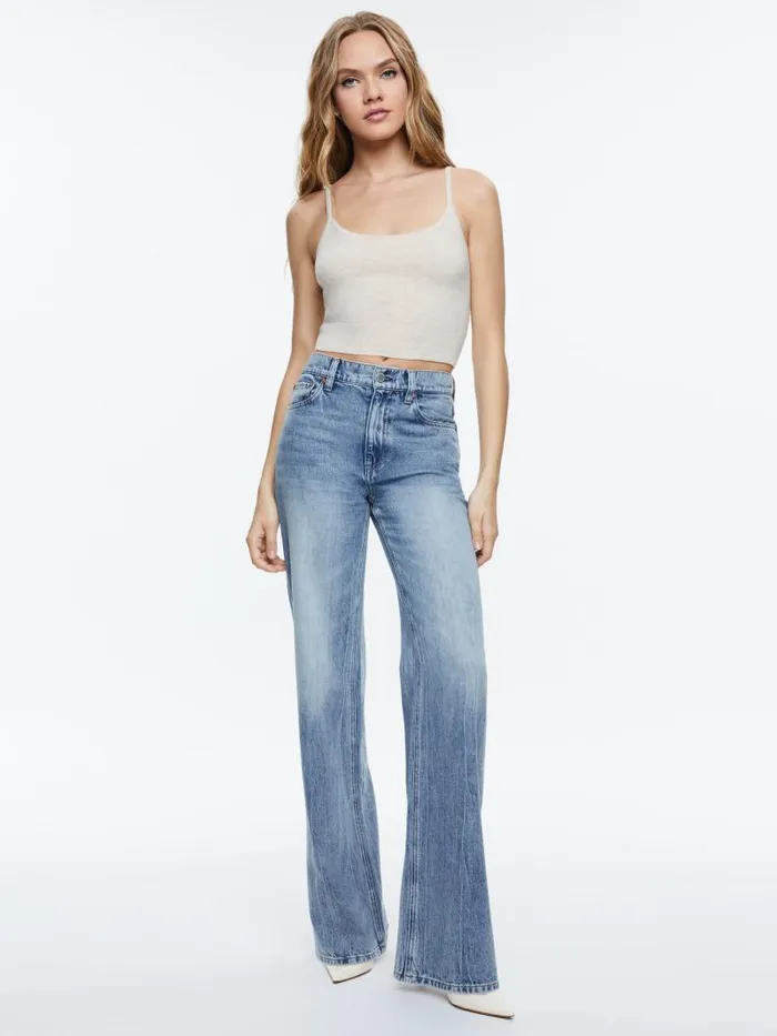 Alice Olivia MAUDE BRALETTE Oatmeal Heather Women Tops
