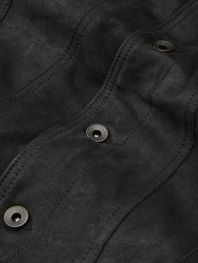 ANDREW TRUCKER Black Clothing John Varvatos Leather Jackets
