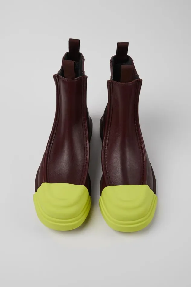 Ankle Boots Men Camper Junction Burgundy Leather Ankle Boot Ankle Boots Men Camper Junction Burgundy Leather Ankle Boot