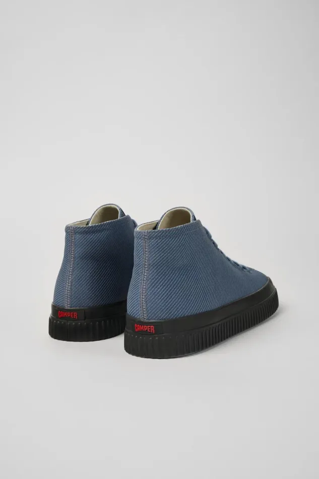 Ankle Boots Men Camper Peu Roda Gray Recycled Cotton Sneakers