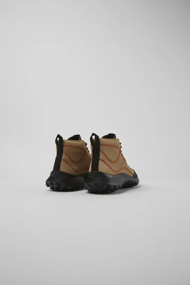 Ankle Boots Women Camper CRCLR GORETEX Beige Nubuck And Textile Sneakers Ankle Boots Women Camper CRCLR GORETEX Beige Nubuck And Textile Sneakers