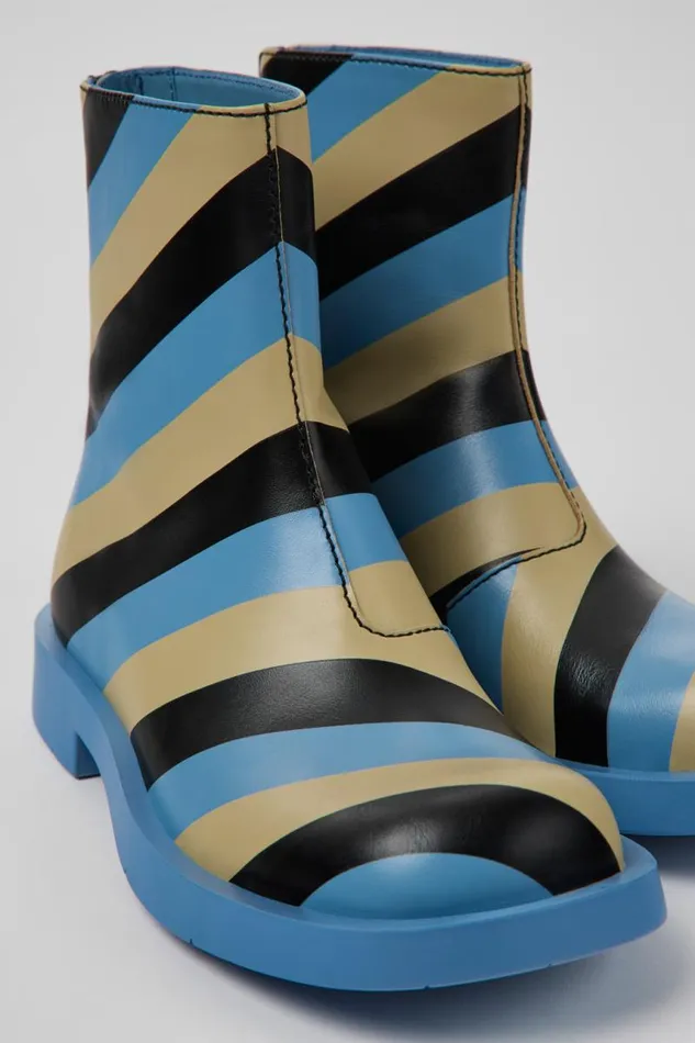 Ankle Boots Women Camper MIL 1978 Multicolored Leather Ankle Boots