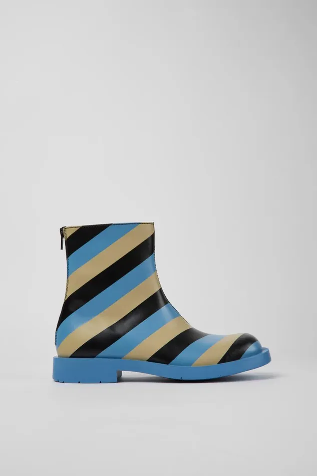 Ankle Boots Women Camper MIL 1978 Multicolored Leather Ankle Boots