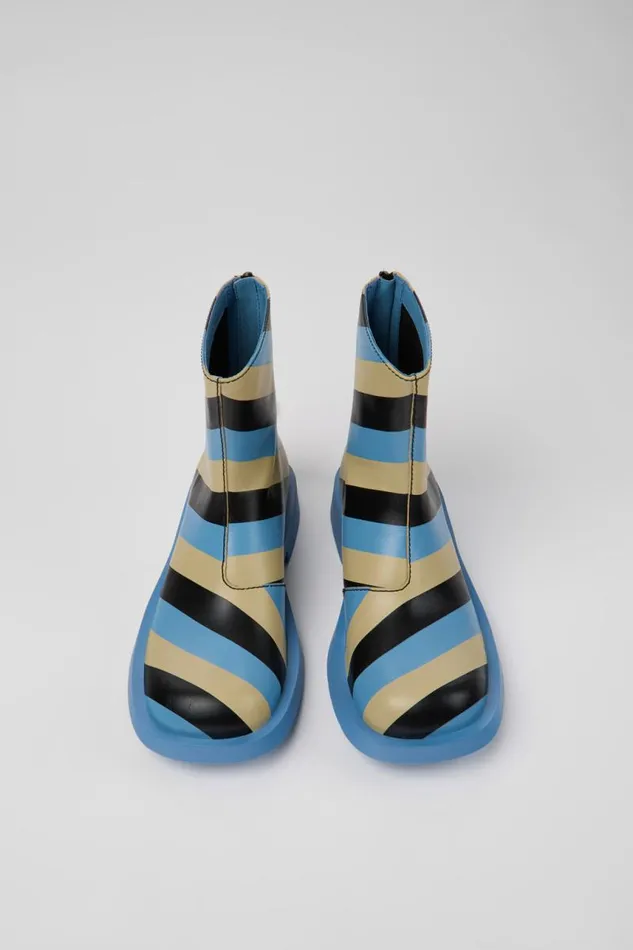 Ankle Boots Women Camper MIL 1978 Multicolored Leather Ankle Boots