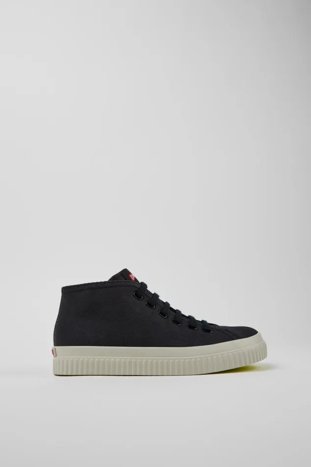 Ankle Boots Women Camper Peu Roda Black Recycled Cotton Sneakers Ankle Boots Women Camper Peu Roda Black Recycled Cotton Sneakers