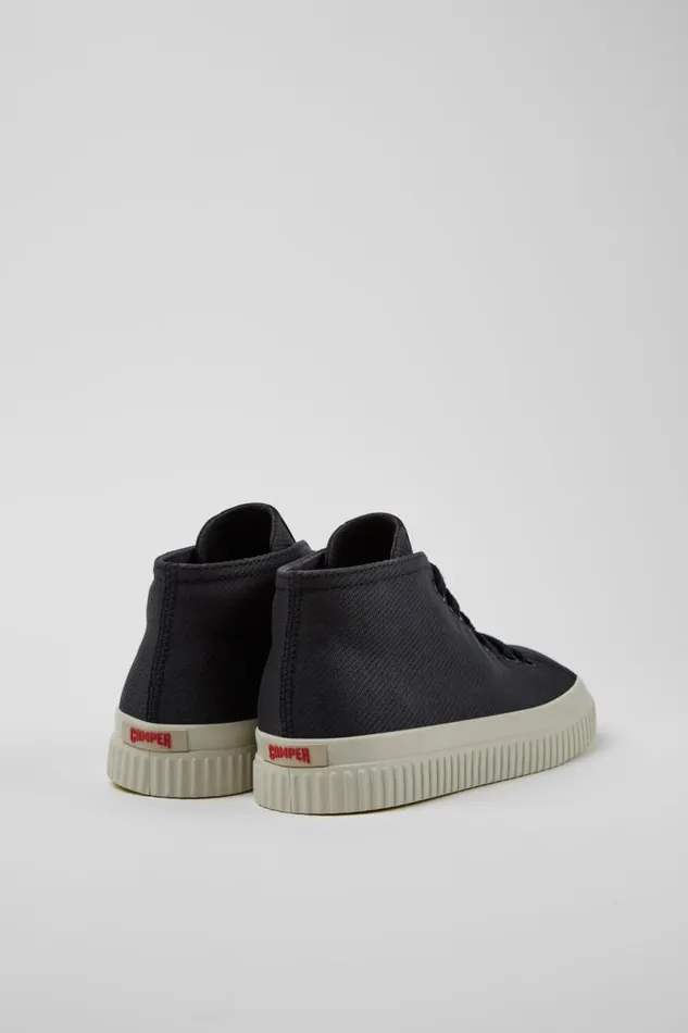 Ankle Boots Women Camper Peu Roda Black Recycled Cotton Sneakers Ankle Boots Women Camper Peu Roda Black Recycled Cotton Sneakers