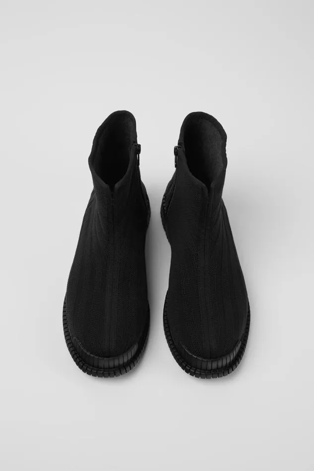 Ankle Boots Women Camper Pix TENCEL Black TENCEL Lyocell Boots Ankle Boots Women Camper Pix TENCEL Black TENCEL Lyocell Boots