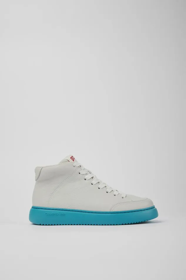Ankle Boots Women Camper Runner K21 White Nondyed Leather Sneakers Ankle Boots Women Camper Runner K21 White Nondyed Leather Sneakers