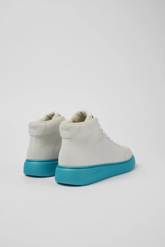 Ankle Boots Women Camper Runner K21 White Nondyed Leather Sneakers Ankle Boots Women Camper Runner K21 White Nondyed Leather Sneakers