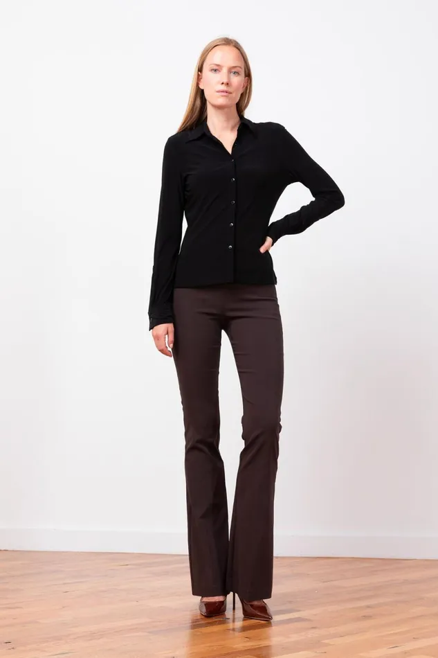 Avenue Montaigne BELLINI Signature Brown Women Pants