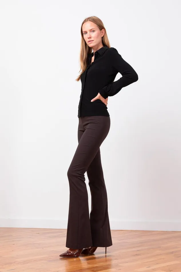 Avenue Montaigne BELLINI Signature Brown Women Pants