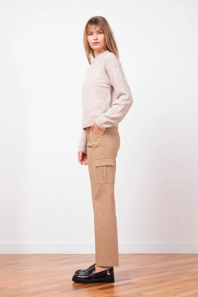 Avenue Montaigne KOOL Signature Camel Women Pants