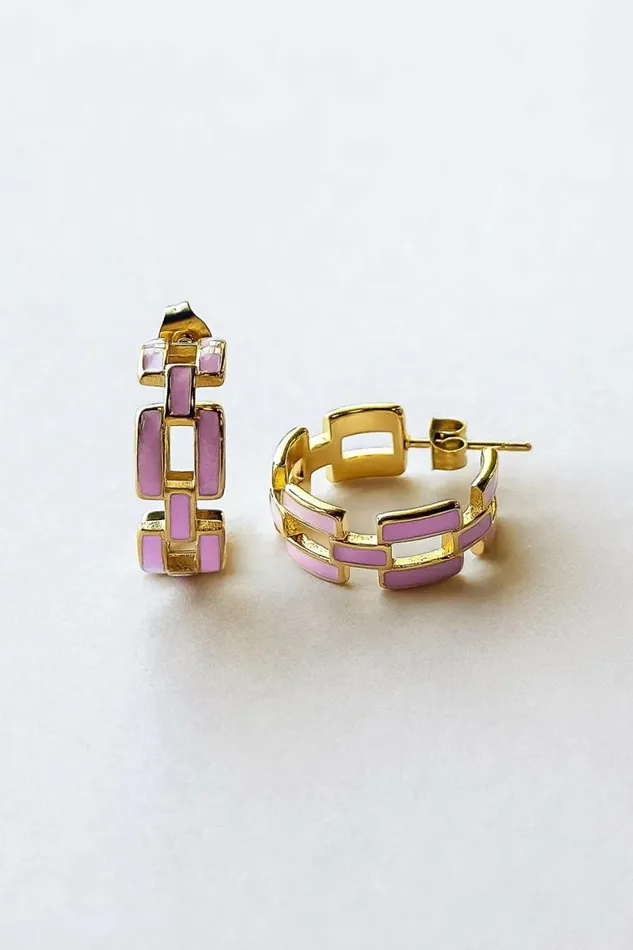 Aylin Earrings In Lavender Lavender Women Bohme Jewelry