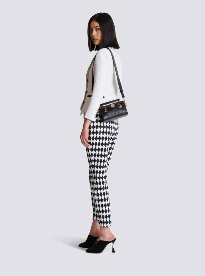 BBuzz 19 Leather Bag Black Women Balmain Handbags