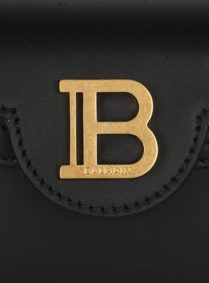 BBuzz 19 Leather Bag Black Women Balmain Handbags