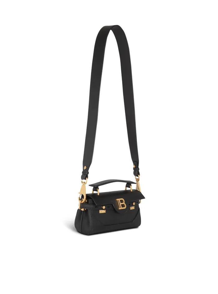 BBuzz 19 Leather Bag Black Women Balmain Handbags