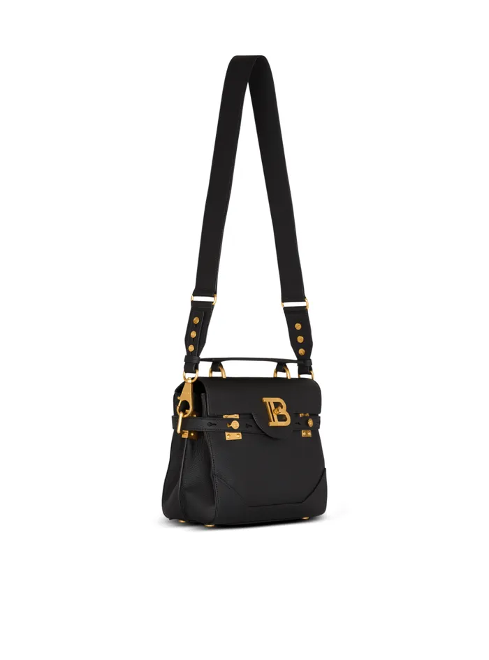 BBuzz 23 Grained Leather Bag Black Women Balmain Handbags