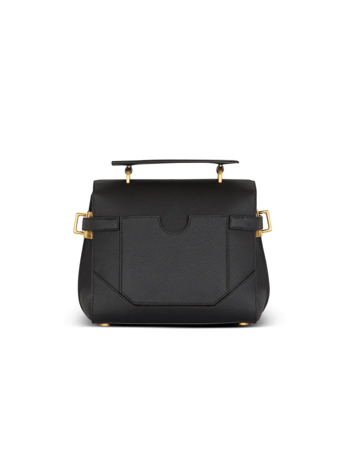 BBuzz 23 Grained Leather Bag Black Women Balmain Handbags