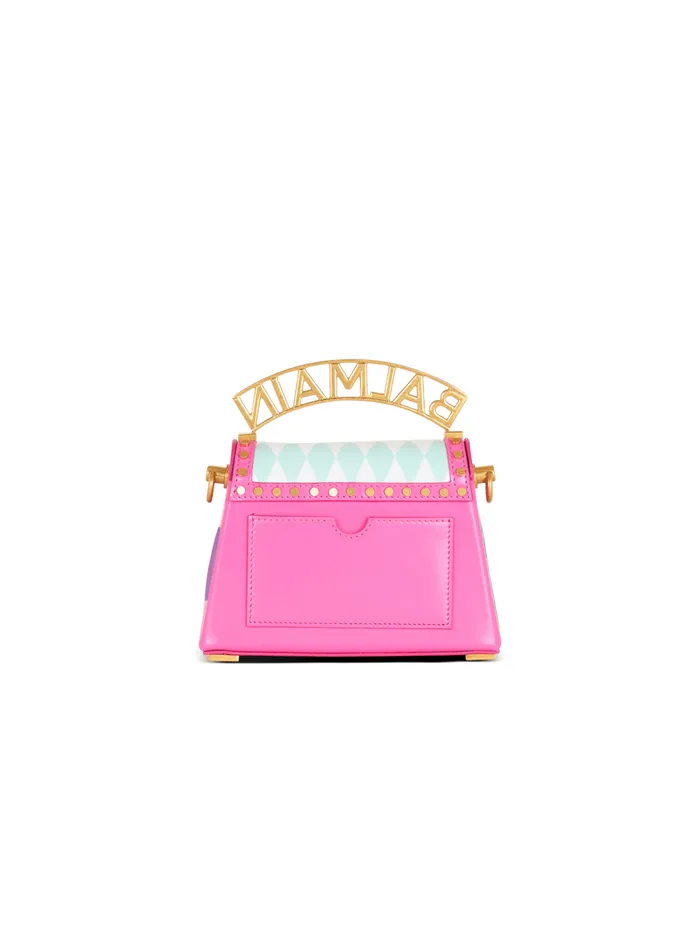 BBuzz Dynasty Small Bag In Printed Calfskin Multicolor Women Balmain Handbags