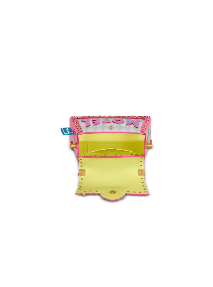 BBuzz Dynasty Small Bag In Printed Calfskin Multicolor Women Balmain Handbags