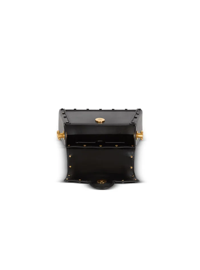 BBuzz Dynasty Small Leather Bag Black Women Balmain Handbags