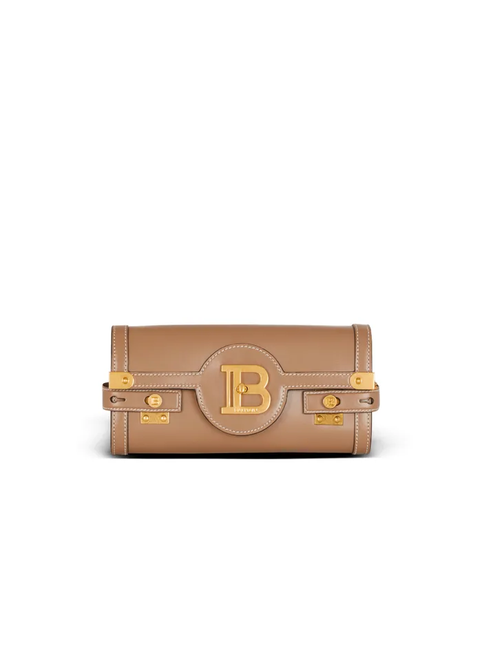 BBuzz Pouch 23 In Calfskin Brown Women Balmain Clutches